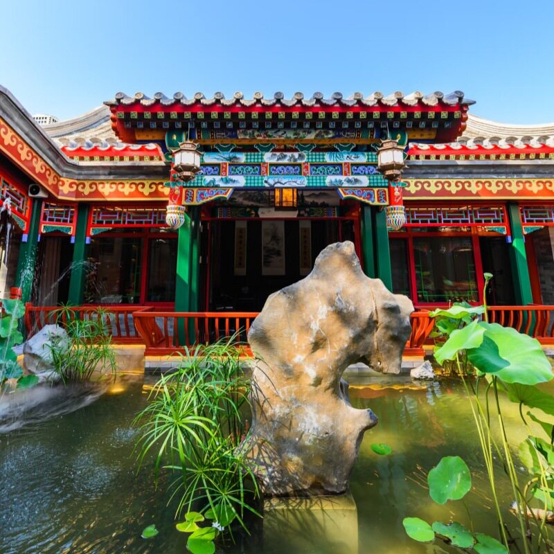 垂花门门头屋檐门楼别墅大门实木门窗榫卯工艺室外新中式凉亭木质