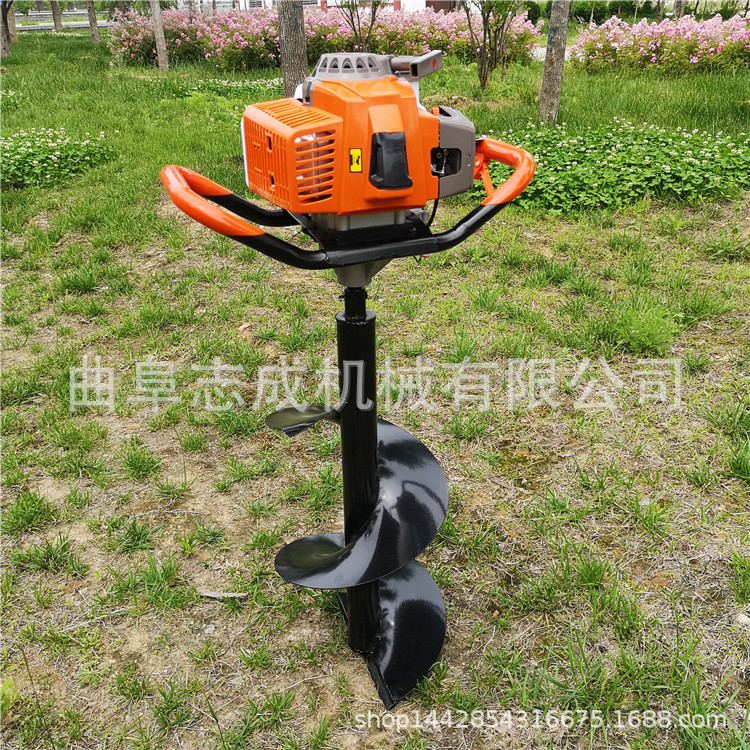便携汽油打眼机植树造林地钻