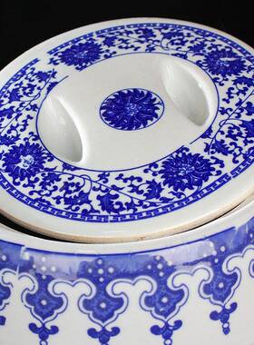 05斤30斤0斤装米缸陶瓷2防米桶带REQ盖米罐米面收纳潮防虫储米箱