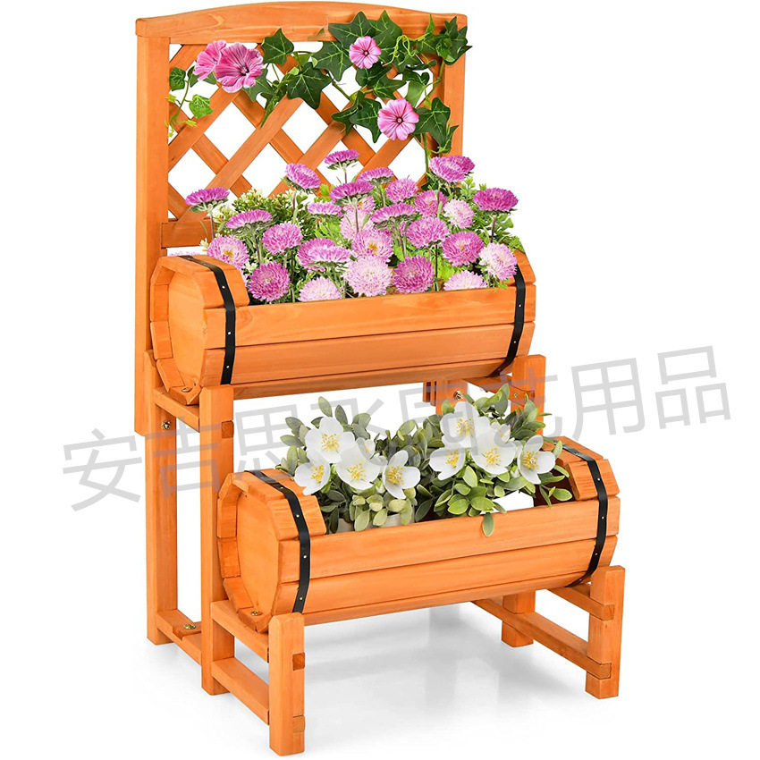 安吉思飞花园双层种植盆