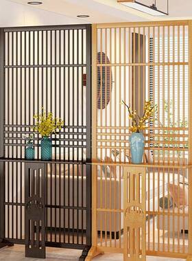 隔新中对式XVZ入户屏风断正大门客进门遮挡玄厅关格栅移动卧室座