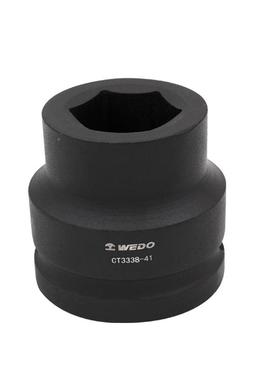 WDO铬380维度特种钢1寸方套筒头套40CR钢黑色筒E大型套筒