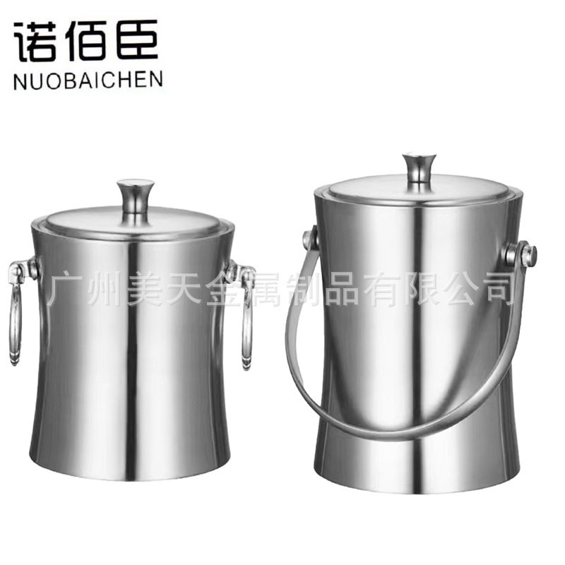 欧式奢华双层保温香槟冰桶