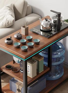 LIG茶侧桌家用小茶台发客厅沙边几边柜可茶移动茶几水柜置物架桌