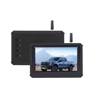 43寸8AHD10.0倒P数字无线货车车后视系统无线200米信号DW 4301稳