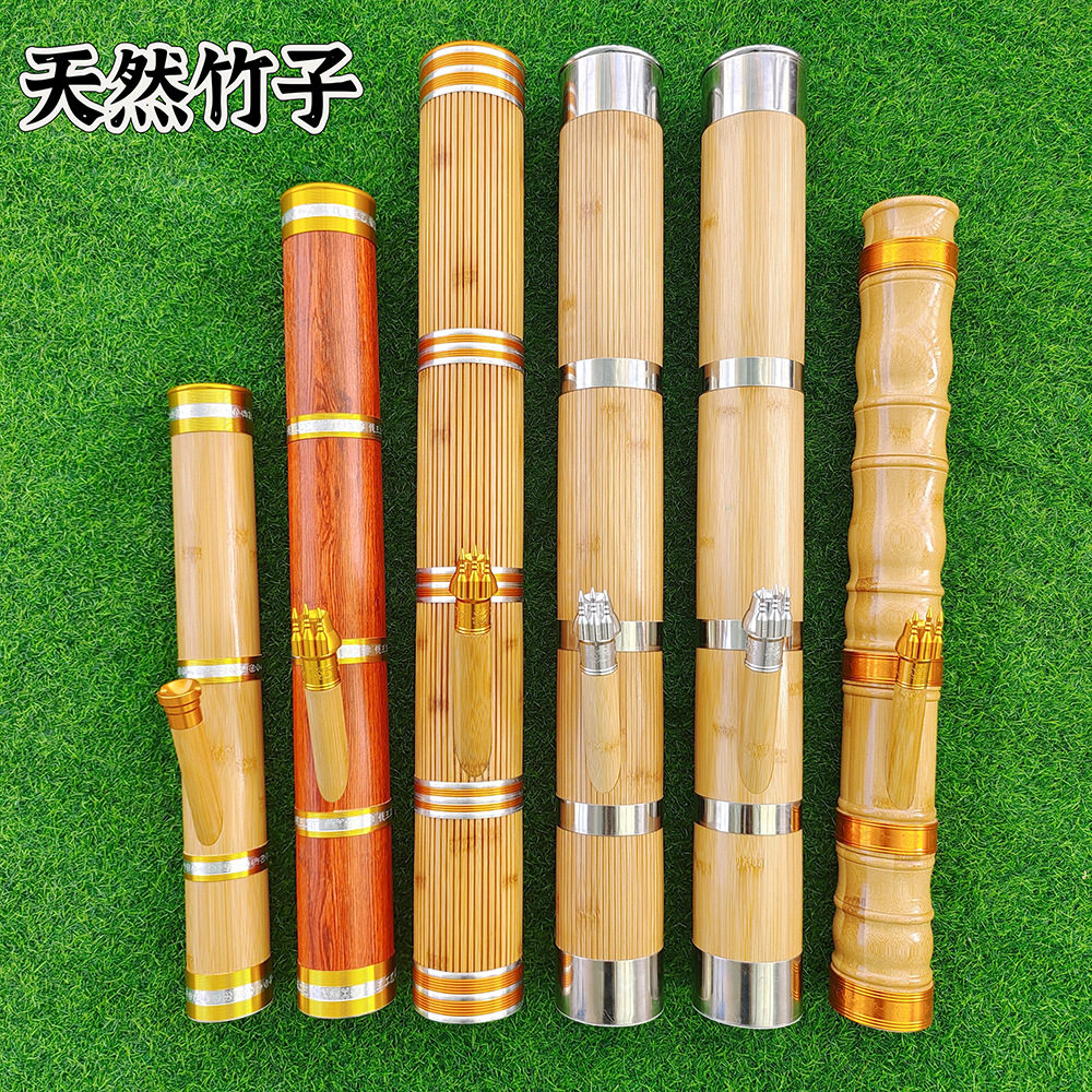 云南竹子水烟筒天然金竹过滤竹节大号水烟斗破竹水烟具老式烟袋
