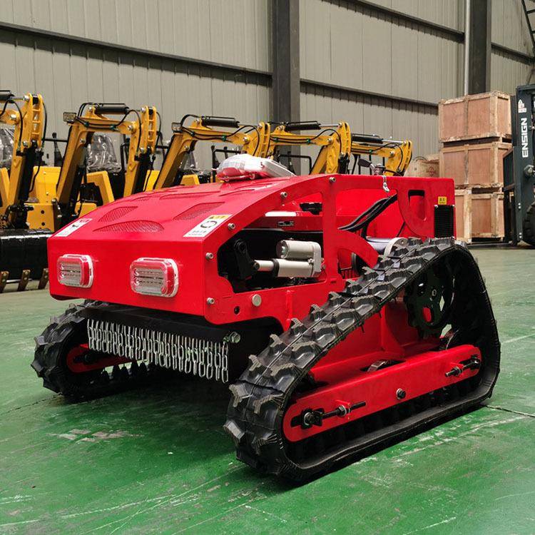 茶遥控割草机小除型家EJF用履带式自走坪机智能园草林果园碎草车