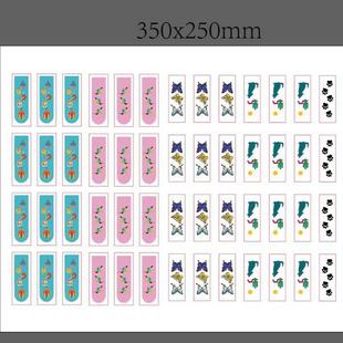 水贴样品温印贴纸水转印画DLM玻璃陶瓷水贴标水t水贴纸转低转印工