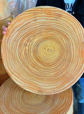 圆砧菜皂板松木板加厚原木商用实木角家用O4vSW3Oh形树墩厨师饭店