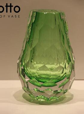 现代简约板切面水房晶琉璃玻璃花瓶居ODV5414-样客厅桌面插花装家