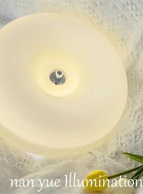 全光谱过丁卧室吸顶灯奶布油风法房式复64607古阳台玄关道书中古