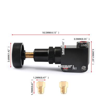 汽配车改装配件阀35773刹车比例刹车分阀通用阀刹车比例分配阀