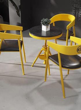 工业风酒吧LD-56865餐铁桌椅组合音乐餐吧店健身馆酒奶茶店艺休闲