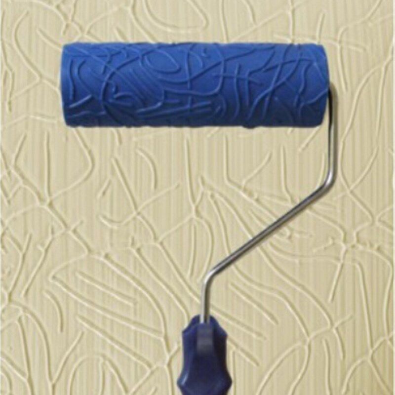 小纤维肌理漆滚筒/艺术涂料肌理滚筒/8寸乱纹肌理滚筒硅藻泥压花