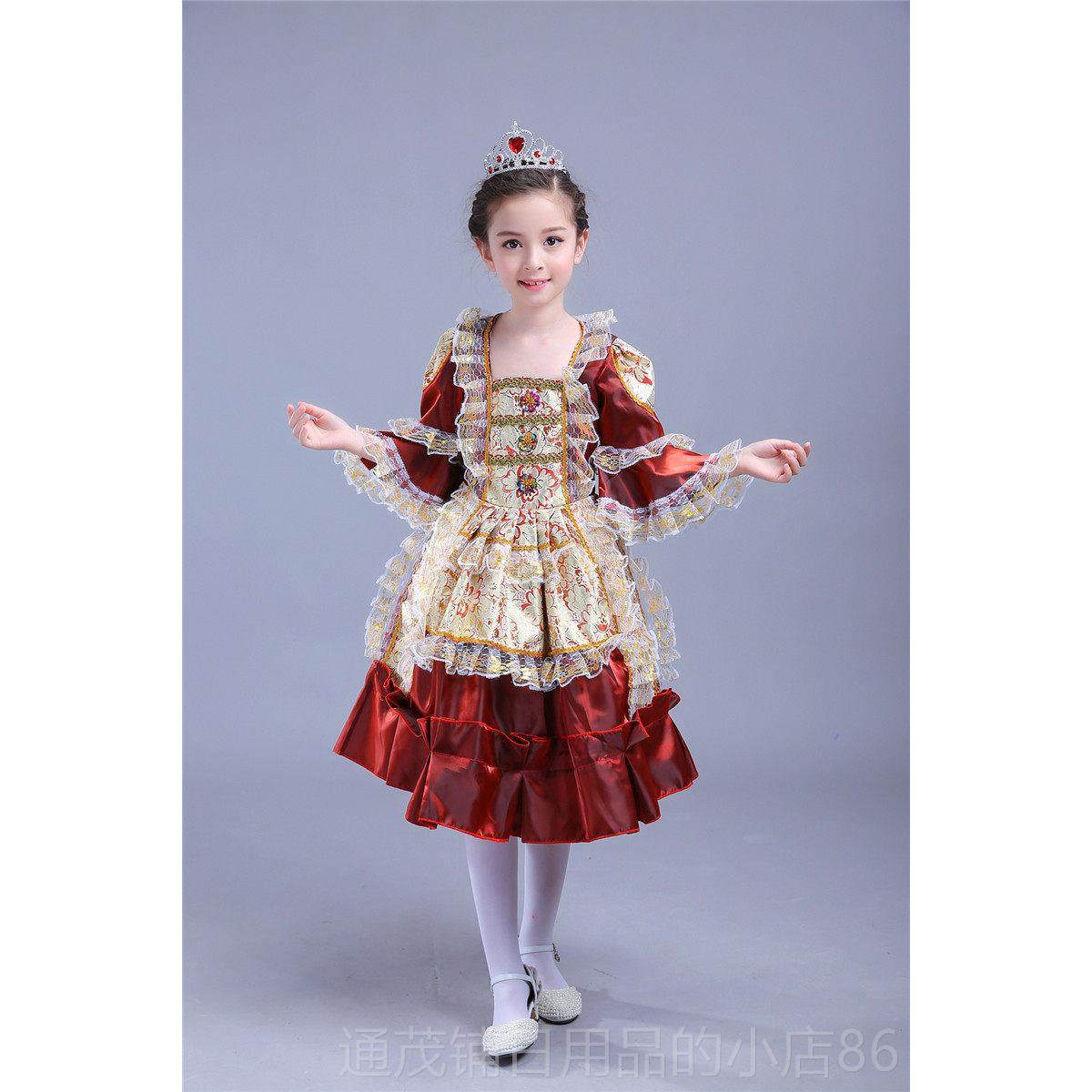 正品款法儿童俄罗斯国式男女宫廷王子公主裙表演服新幼儿欧园舞蹈,童装/婴儿装/亲子装,儿童演出服,淘宝优惠券,粉丝福利购,淘宝优惠卷