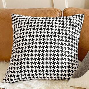 正品m.生活王震性价比 高的风格抽象沙背发枕头枕套床头靠房样板