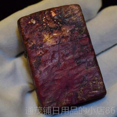 正品zorro男佐罗新品黄铜紫铜盔甲刀痕做旧正士个刀性打火机煤油