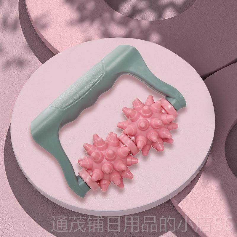 正品手持按摩腿轮部络疏通按摩器肌肉放松器经狼牙滚按摩棒滚小腿