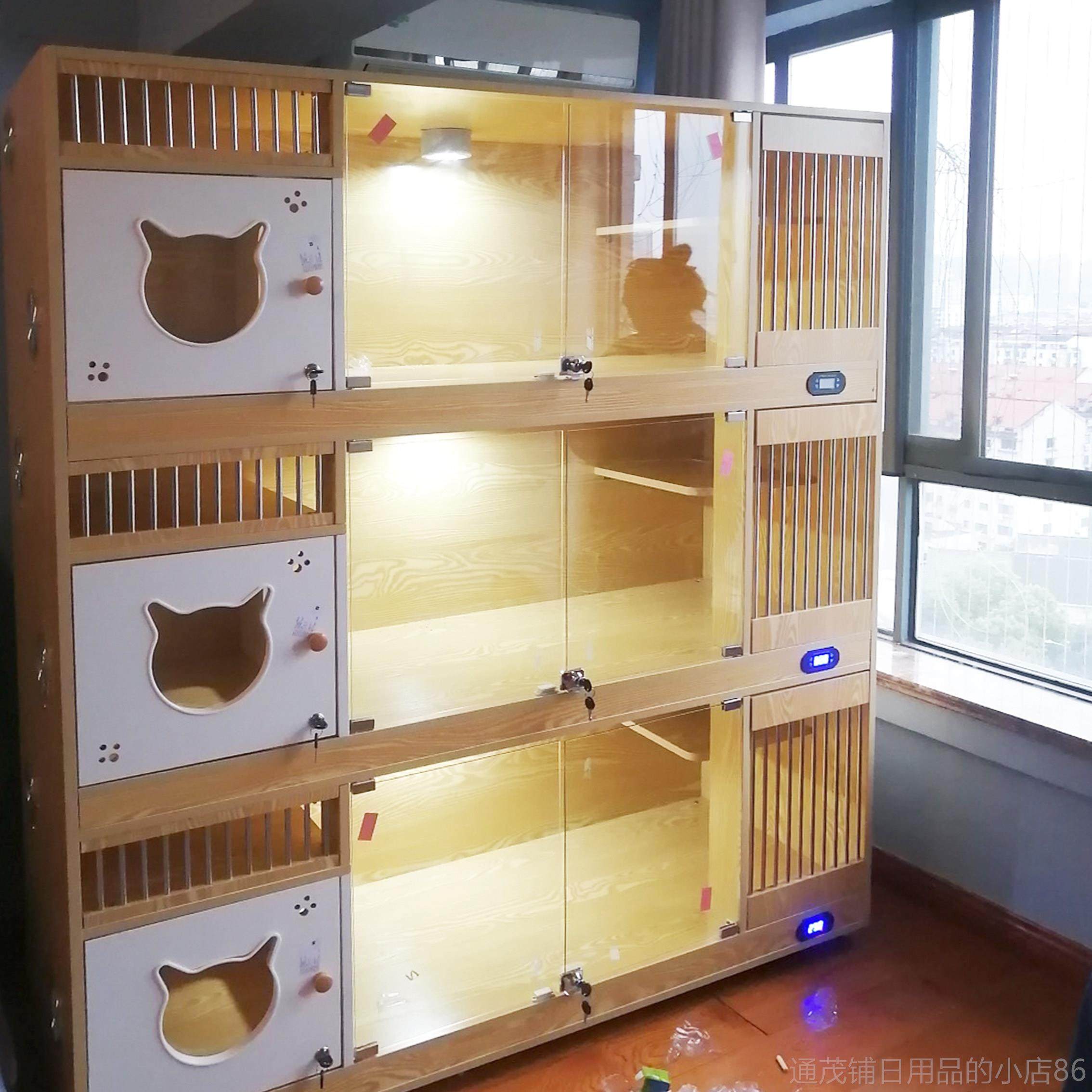 正品猫别墅实木家用猫物柜繁育笼无猫猫窝制恒温加热保温箱定宠产,宠物/宠物食品及用品,猫笼子/猫别墅,淘宝优惠券,粉丝福利购,淘宝优惠卷