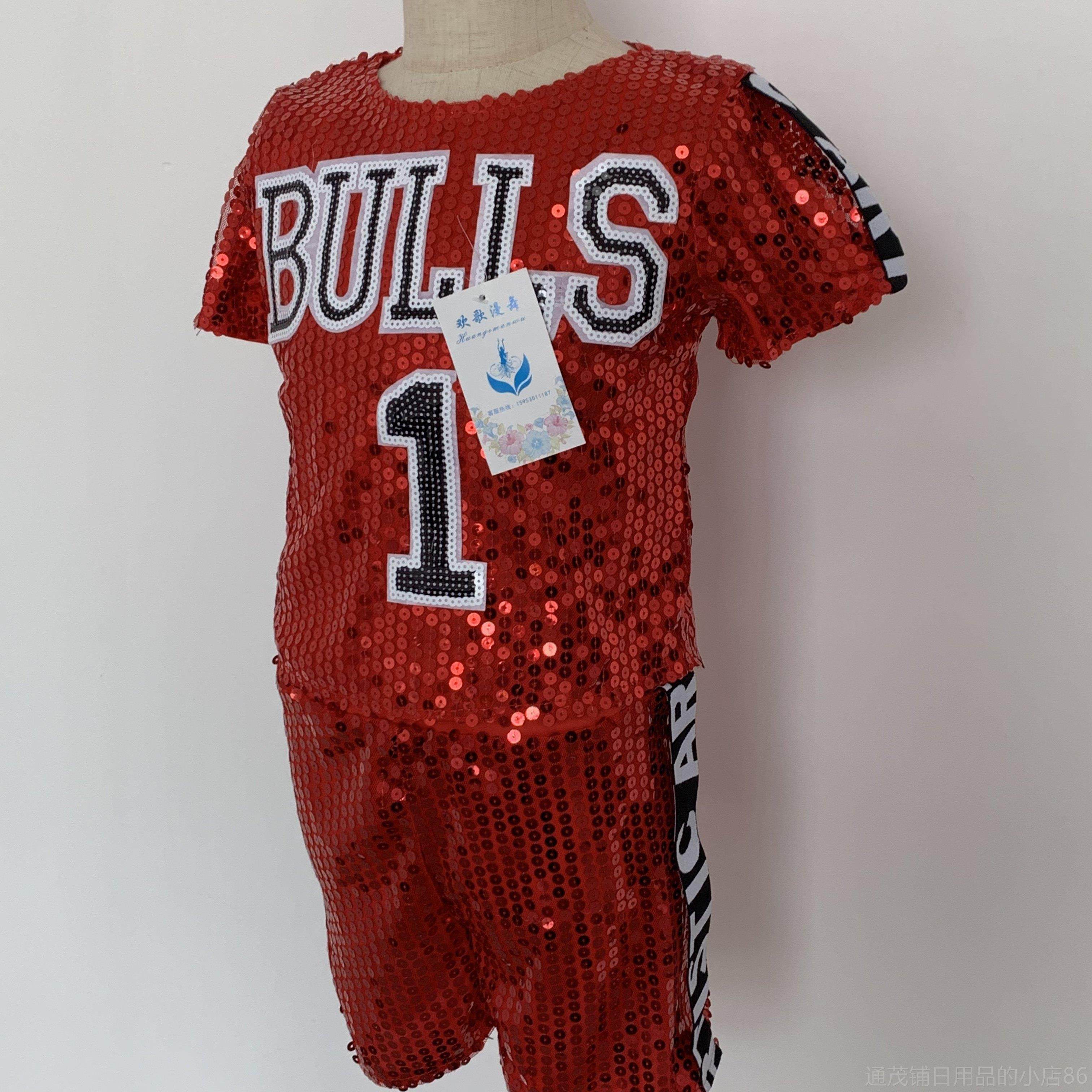 正品儿童爵士舞演街出表服女童嘻哈装舞套装幼儿啦啦队服健美操演