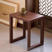 正品 北美黑胡桃实木长方大形吃饭餐桌椅小户型厅奢家用板客茶书桌