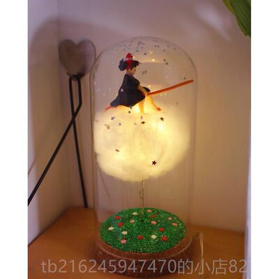 高档IDY手工小王子的玫瑰花云朵小夜灯摆件闺蜜日朋友生礼意物创