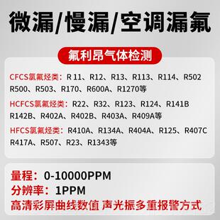 高档冷媒漏氟检漏箱空调氟种利昂微漏检测仪仪制冷冰汽车雪狗鼻子
