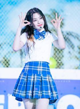 高档Stayc韩国女子团体同风格韩国舞服蹈啦队队啦啦队表演唱装歌