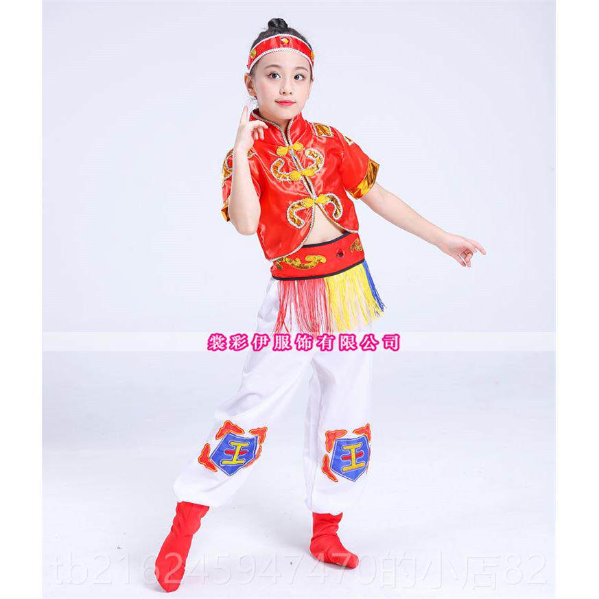高档儿演童蒙古服男女童出草原汉欢歌萨布罕白马舞蹈服筷子舞表演