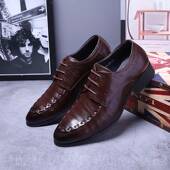 厚底增高硬底耐磨真皮加绒 皮单鞋 高档山羊鞋 男软皮透气商皮务正装