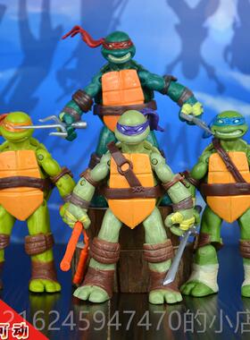 高档忍拉者龟模型p模 武器可拆关型节可动Rah/斐尔国产摆件儿童玩