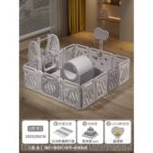 高档爬爬垫栏婴儿防护栏游戏宝围宝儿童地室内垫家用爬行客厅上游