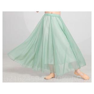 高档儿纱童国中舞蹈飘服逸齐胸汉唐衣女童古典舞扇子舞演出服装大