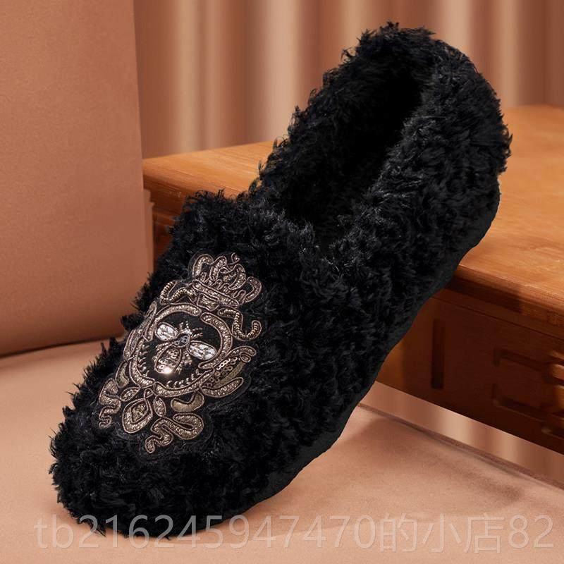 高档老北京一鞋女保布暖棉鞋款加绒妈妈脚蹬毛毛鞋新冬季加厚秋豆,女鞋,棉鞋,淘宝优惠券,粉丝福利购,淘宝优惠卷