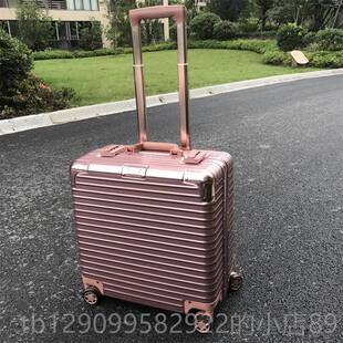 正品商务杆超轻17寸万小拉箱向1轮女18寸登机箱6寸横款PC行李箱旅