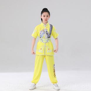正品童儿武术表服舞中国演风太极训练功夫比赛演出服校运动会龙打
