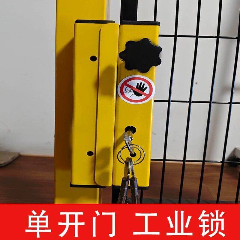工业车间围栏插销锁 车间隔离栏配件插销锁可带电控机械钥匙锁