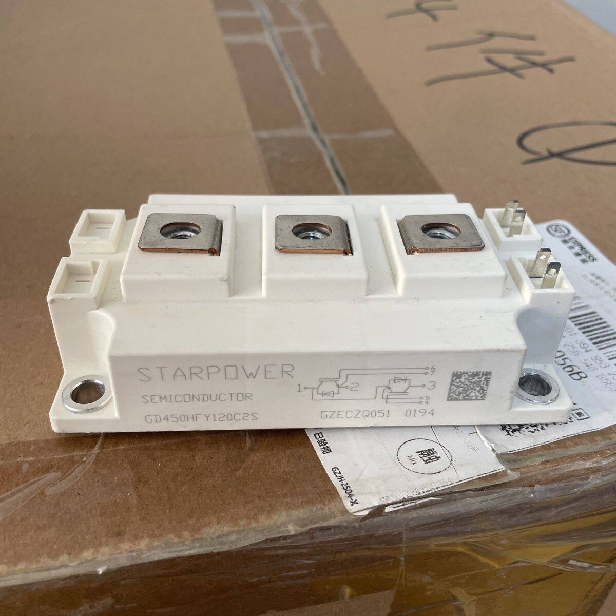 GD450HFY120C2S 450安1200V 浙江斯达原装模块 库存新 测量好包邮