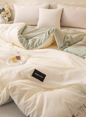 大豆加纤维保暖被子棉被芯冬厚A类羽丝绒XBCH被南通家纺单人双人