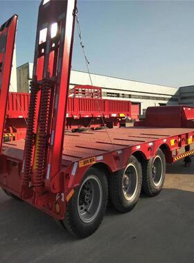 轻型尺六PYW桥低平半挂车板国标价寸格梁山挂车厂供应