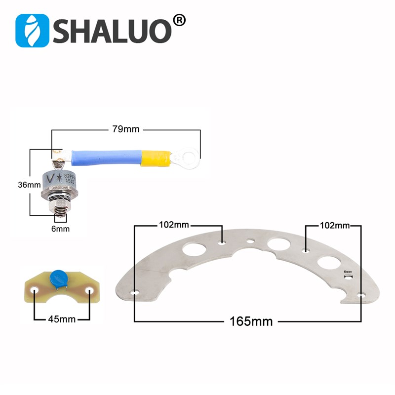 LS1发电机压敏电阻浪涌吸收整流轮 LS9 82PFR二极管整流桥