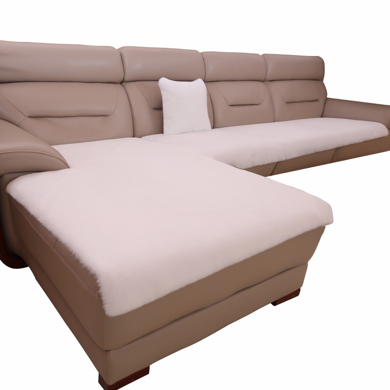 冬季沙发垫长毛绒坐垫可爱仿兔毛床边地毯加厚防滑飘窗毛垫子 - 封面