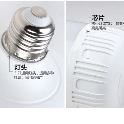 超亮led灯泡E27螺旋节能灯球泡灯家用三色变光G无极调光遥控灯