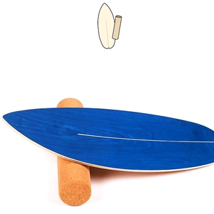 平衡板板初学训练用软木滚轴滚滚轮33 直径10cm