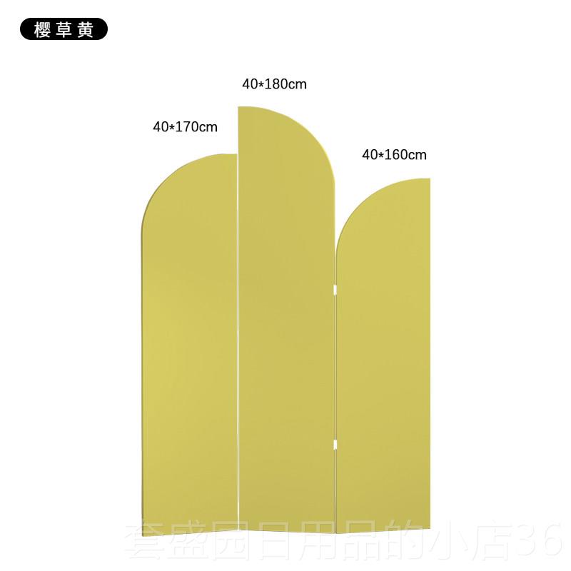 正品色屏风隔断客厅床办公室公黑司试边衣间遮挡纯背景墙可折叠屏