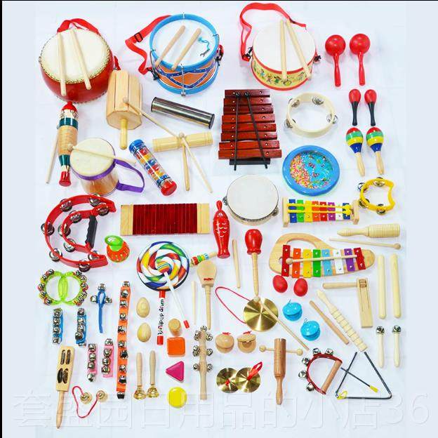 高档尔夫打击音乐器奥套装儿童乐器全材响板碰铃手鼓早教大幼儿园