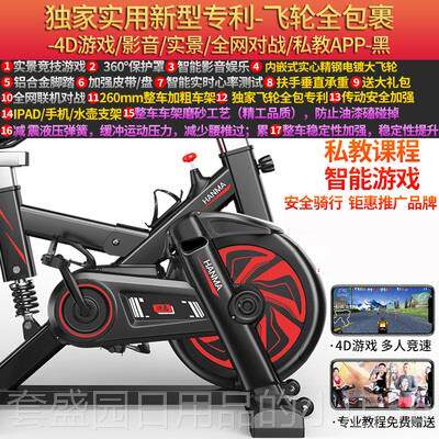 高档汗行动感单车室锻炼健身车马家用超静音运动内自车减肥健身房