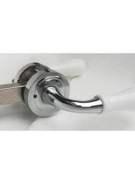 陶瓷锁房门执手锁室内a锁卫生间浴室白色把PL650201锁手whitedodo