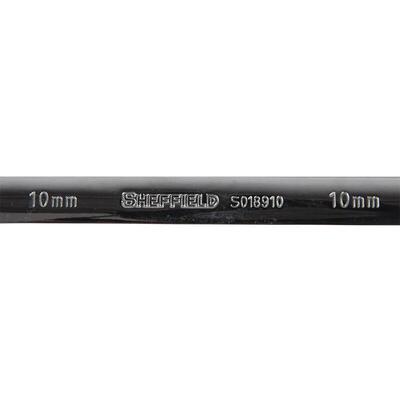 钢盾SHEFFILDS01908棘扳手公制精抛轮8光E活头棘开两用91051快扳8