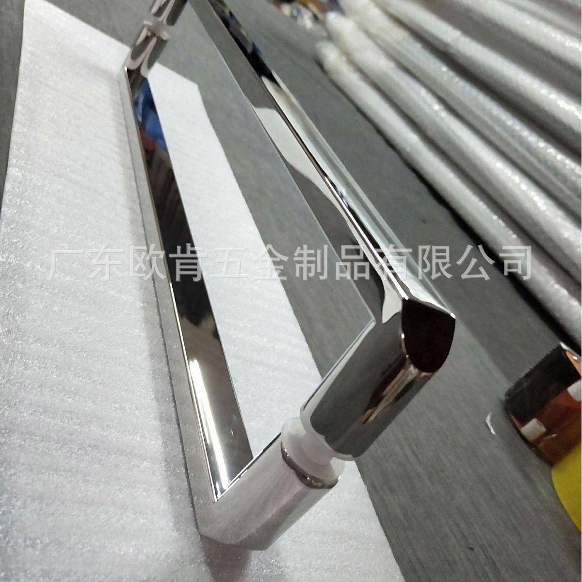 欧肯金华304#欧肯订制不锈钢玻门五拉手把手高端酒璃店房淋浴房大